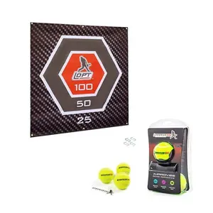 LineDrive Pro Trainer Baseball & Softball Hitting Aid w/ Hitting Target Bundle (Includes 3 Extra Balls)