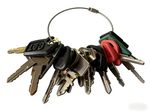 Excavator 21-Piece Heavy Machinery Master Key Set for Caterpillar Komatsu Kubota Volvo Yanmar John Deere Terex Takeuchi Hyster JCB Bobcat D250JDR AT195302