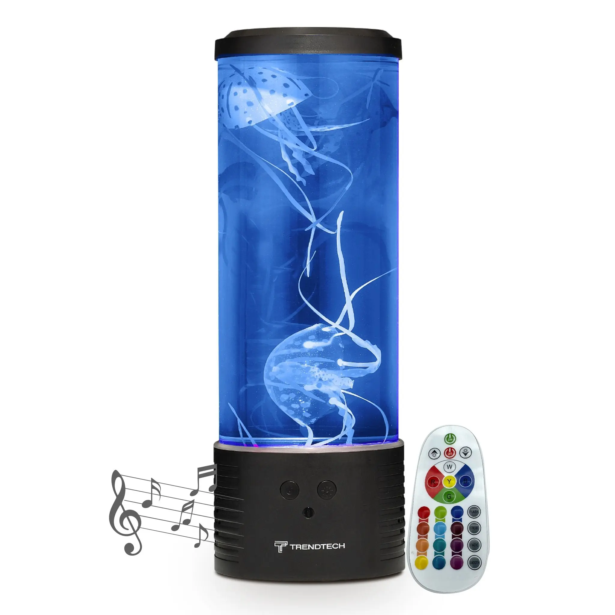 10-Inch Jellyfish Mood Light Water Speaker with Bluetooth Audio, Built-in White Noise, Noise-Reducing Function, Auto Timer, Touch Controls, RGB Color Modes, for Home Tranquil Escape (Audio Device with Not Sure Feature Note), Home Relaxation