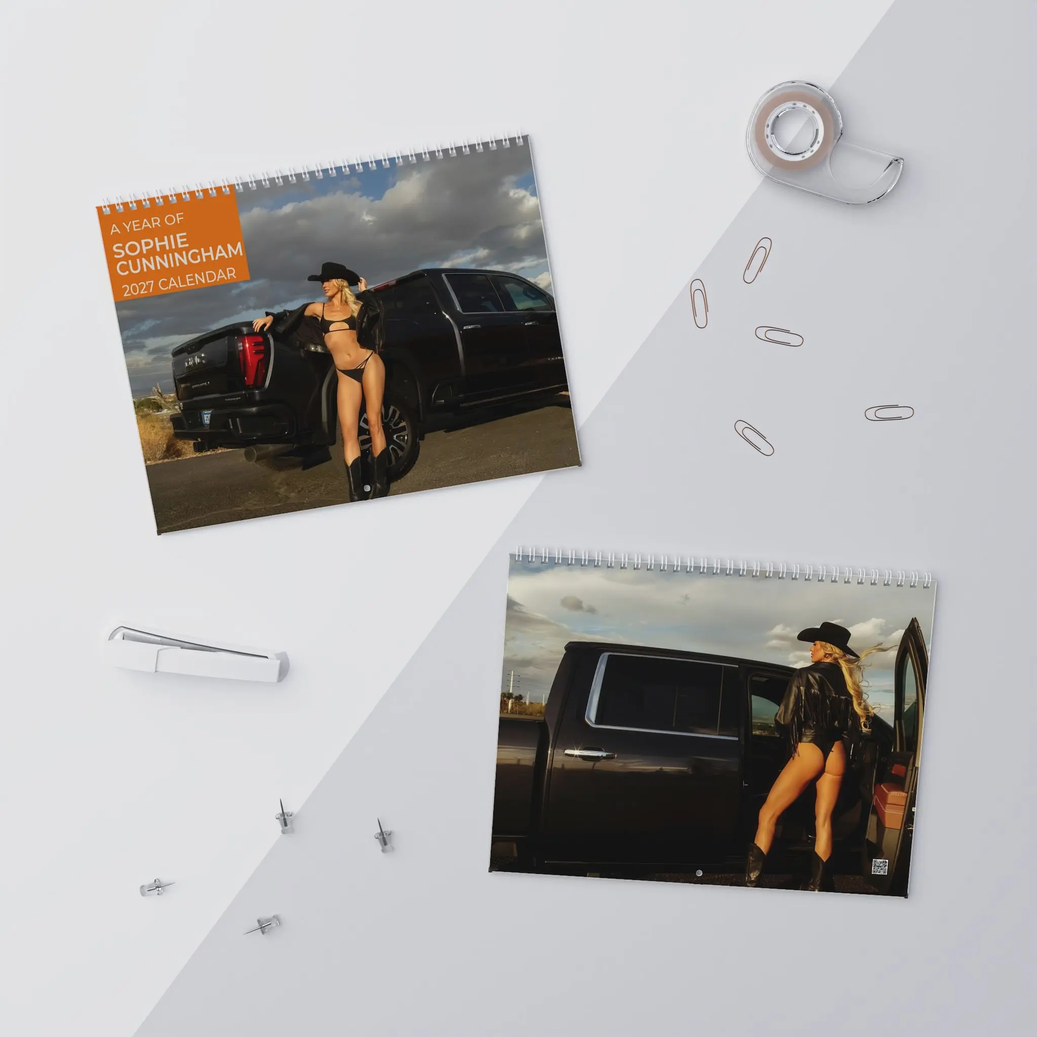 Sophie Calendar 2027 – Vertical Monthly Calendar, Premium 250gsm Paper, Minimalist Design