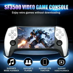 2026 New Sf3500 Upgrade Portable Handheld Game Console, 5-Inch IPS HD Screen, Multiple Emulators, 3000mah Battery, Ideal for Gamers, Portable Gaming System