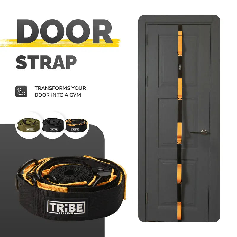 Home Workout Door Anchor – Multi-Level Strap for Resistance Band Training Anywhere