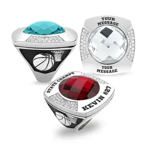 Personalized XL Basketball Championship Ring - MVP Ring, Coach's Ring, Hall of Fame