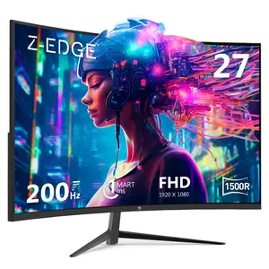 Z-EDGE 27 inch Gaming Monitor 200Hz Refresh Rate 1ms Response Time Low Blue Light AMD Freesync FHD Immersion HDMI/DP VESA Mountable Christmas gift