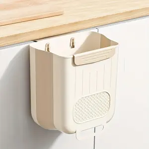 Large Kitchen Trash Can, Wall Mounted Cabinet Door Hanging Garbage Bin, Space Saving Storage Solution, Keep Kitchen Clean and Organized