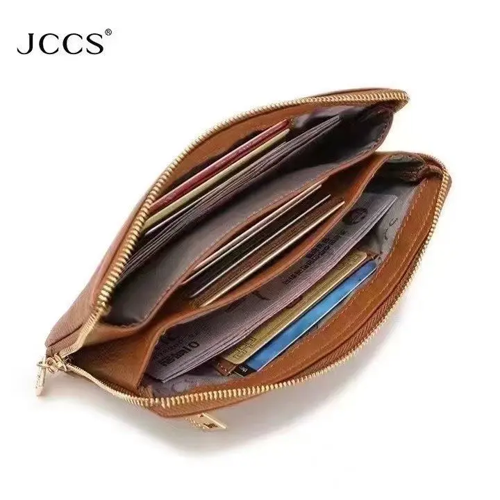 Women's wallet/handbag, can hold many cards, mobile phones, cash, soft and delicate feel.