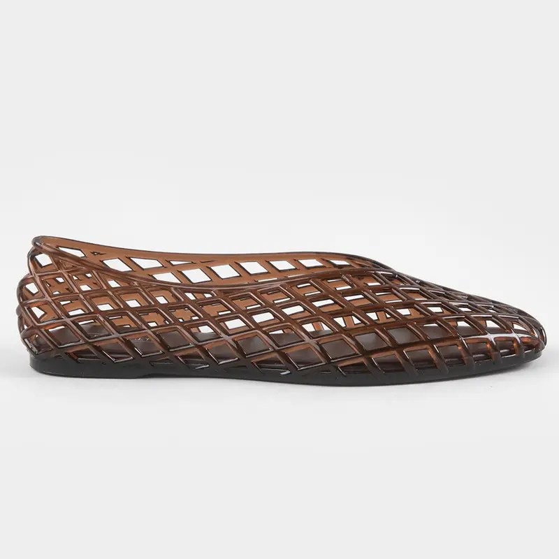 FULL TILT Ashley Womens Jelly Ballet Flats