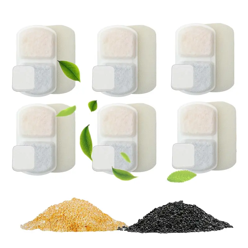 Dog Water Fountain Filters, 6/12 Pack Pet Fountain Replacement Filter Sponge for Stainless Steel Water Fountain, Dogs & Cats Water Fountain Accessories