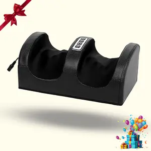 Foot Massager without Remote Control - Ankle & Calf Massage with Kneading & Rolling for Feet, Therapy & Comfort, Black Color, Foot Spa Machine