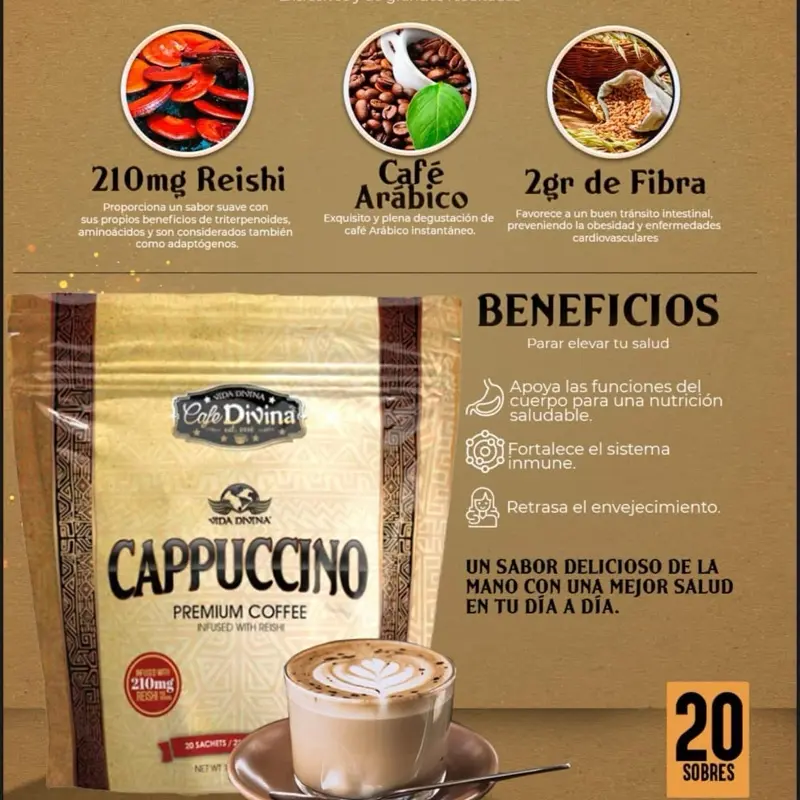 Cappuccino Instant Coffee, Premium Beverage for Daily Enjoyment