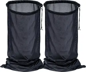 Wood Chipper Bag for Shredder Mulcher, 2-PackUniversal 24x48 Leaf Mulcher Bag Fits Most