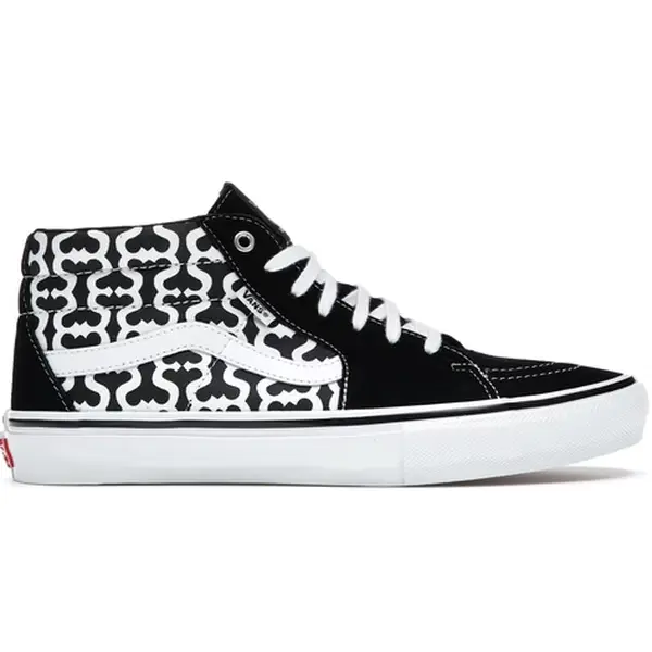 Vans Skate Grosso Mid Supreme Monogram S Logo Black