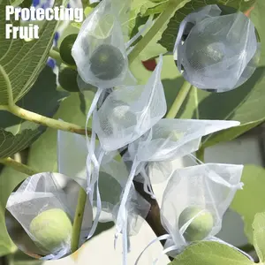 100/200/400 White Organza Drawstring Bags, Multi-purpose Useful, Drawstring Gift Bags Jewelry Packaging