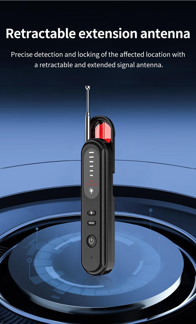 T01 Hidden Camera Detector 2026 Hidden Bug and Device GPS Detector for Travel Hotels Home Office 6 Levels Sensitivity Rechargeable Safety Portable Mini WiFi with Infrared Night Vision T01 Hidden Camera Detector 2026 Hidden Bug and Device GPS Detector for Travel Hotels Home Office 6 Levels Sensitivity Rechargeable Safety Portable Mini WiFi with Infrared Night Vision