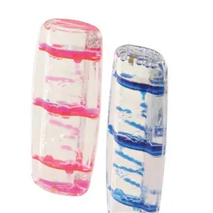 212 MAIN 2-Color Liquid Timer with Rolling Drops, Interactive Small Animal Toy for Pet Play