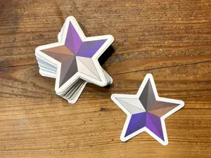 Jiu Jitsu Nautical Star Sticker - BJJ Vinyl Decal