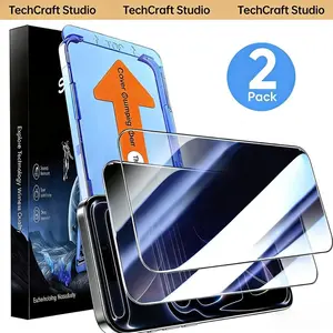 Clear & Privacy Protection Screen Protector, Smartphone, for iPhone 17 Pro Max/16/15 Plus/14/13/12/11 Series, Auto Dust Elimination, Bubble Free, HD, Color & Function: Black with 28° Privacy Protection, Clear Only 4K HD, National Day Offers