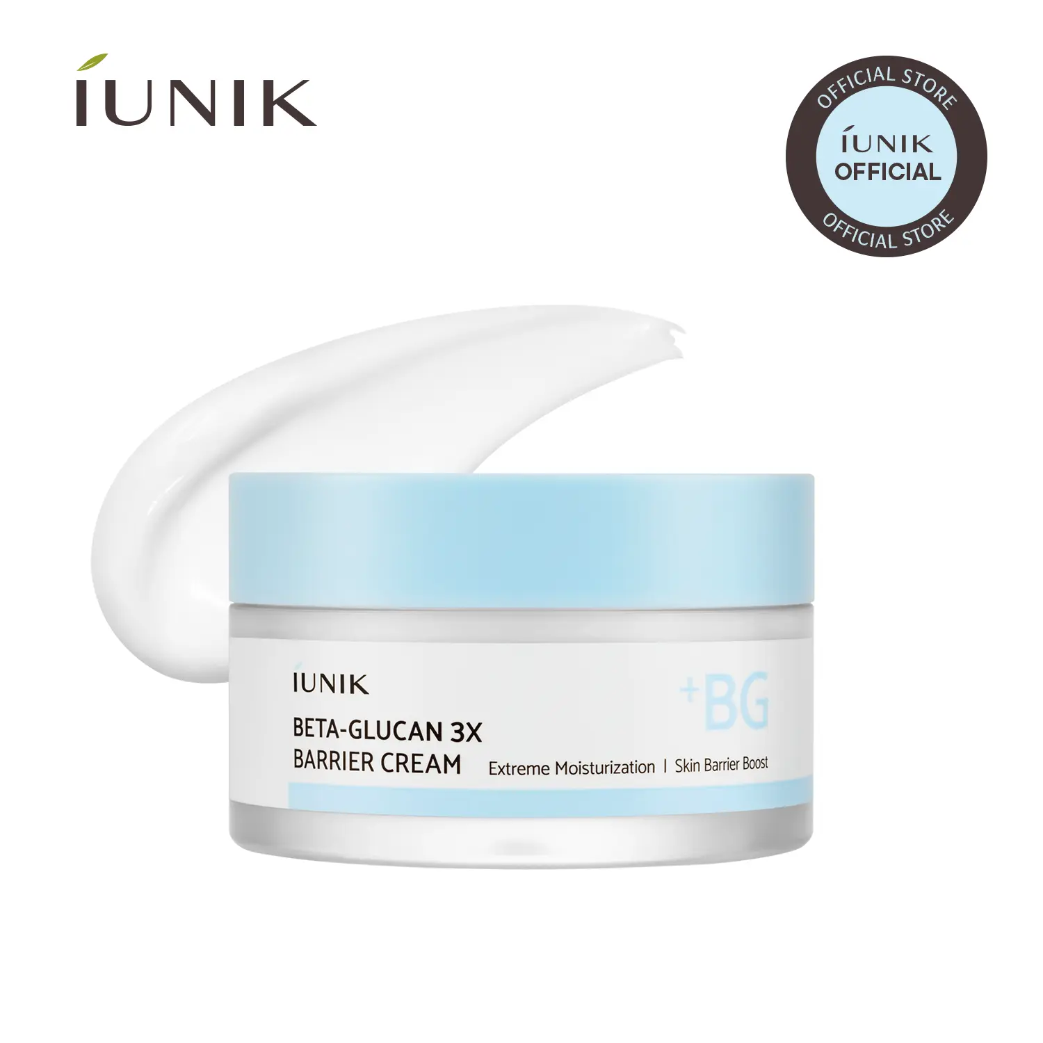 [IUNIK Official] Beta Glucan 3X Barrier Cream | Deep Moisture Locking & Barrier Strengthening for Dry & Sensitive Skin | summervibes | 50ml / 1.69 fl oz