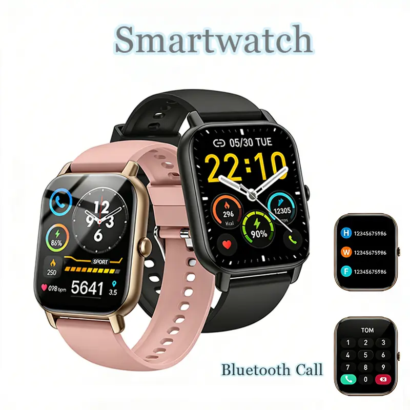 [DealsForYouDays]SummerWins Rolosar 2026 P66 HD Smartwatch Wireless Call & Message Alert 110+ Sport Modes Multifunctional Touchscreen Watch for Men Women High-Definition Display