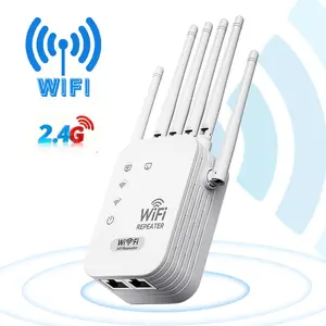 WiFi Signal Booster 2026 – Dual Band 300Mbps WiFi Range Extender for Home, Whole Home Coverage, 2.4G Wireless Signal Repeater with Ethernet Port for Dead Zones, Wall-proof & Tool-free