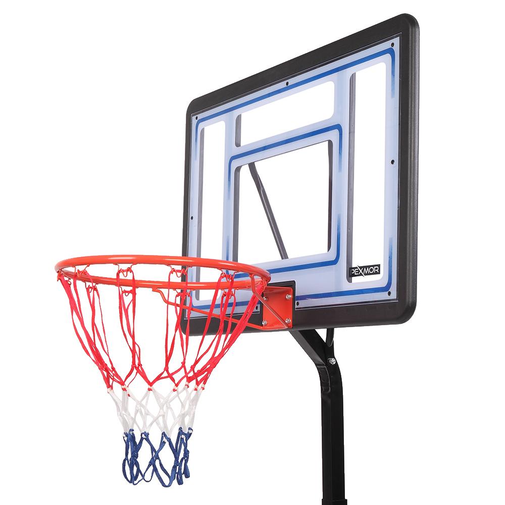 PEXMOR Pool Basketball Hoop & vplleyball Poolside, Portable for Swimming Pool, Upgraded Water Basketball Backboard Stand for Pool Indoor Outdoor