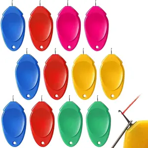 30PCS Needle Threader for Hand Sewing Plastic Wire Hook Simple Threader for Needles Small Eye Easy Needle Threaders Tool for Sewing Machine Crafting Color Random