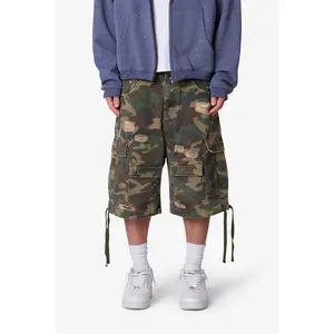 mnml Distressed Baggy Cargo Shorts