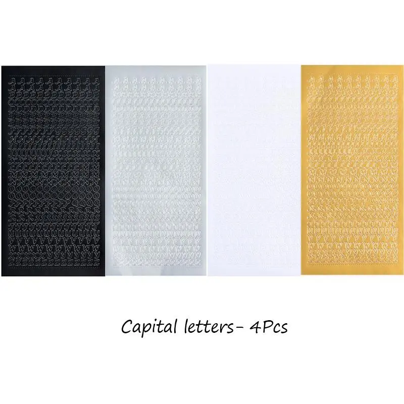 Capital letters-4pcs
