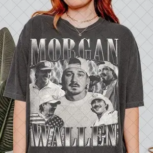 Morgan Vintage T-Shirt, Retro Bootleg Music Fan Tee, Country Concert Shirt, Wallen Concert Tee, Wallen Merch, Unisex Gift Top for Men and Women, Classic Country Music Graphic Tee