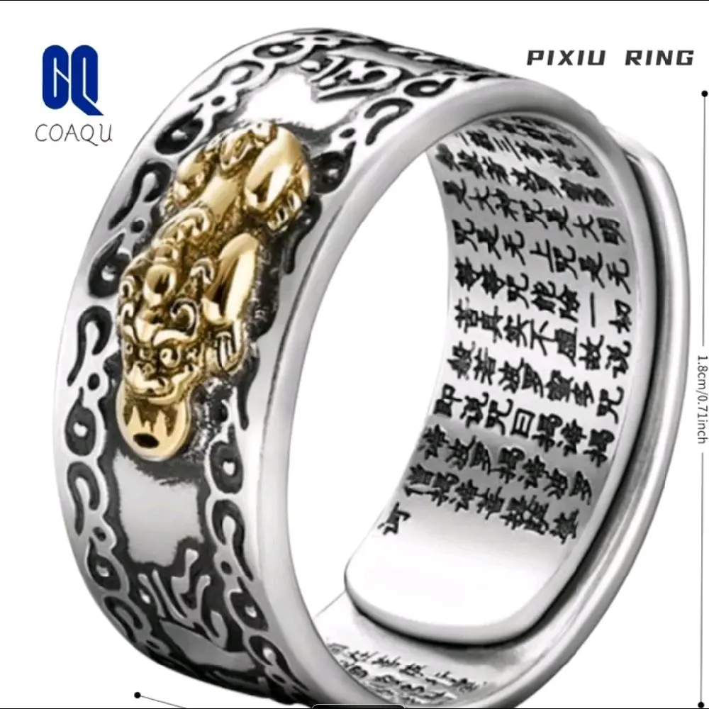 Feng Shui Ornament Ring - Home Decor Positive Energy Accessory for Attracting Luck, Prosperity, Abundance