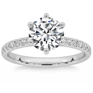 1.58Ct Diamond Engagement Ring 14k Gold Lab Grown