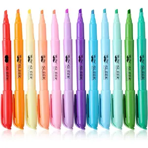 - Highlighters, 12 Pack, Assorted Colors, Chisel Tip, Quick-Dry, Smear-Resistant, Odorless Highlighters for School, Office & Journaling
