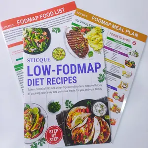 Low FODMAP Food List Chart & Meal Plan, Bloating – Laminated Diet Guide w/Serving Size, Net Carbs, Calories,  Fiber – Elimination Diet Recipes for Beginners