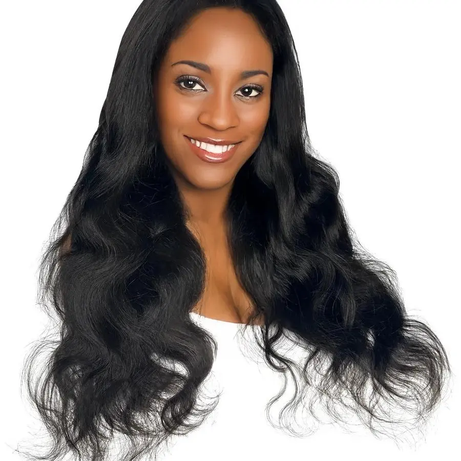 Natalie - 5x5 Invisible HD Lace Closure Wig - Glueless - Bodywave - Tiny Knots - Natural (1B) from The Hair Diagram Human Hair Lace Wig