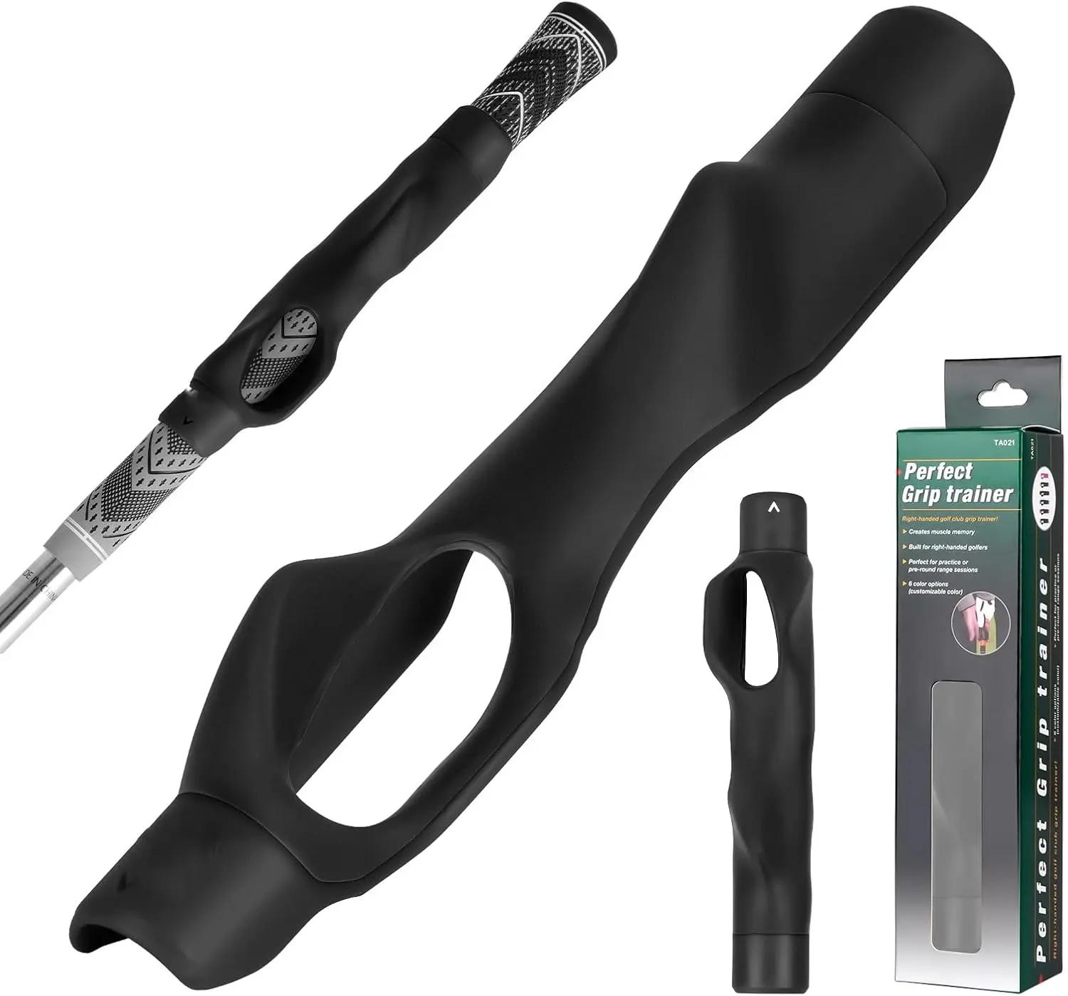 Golf Grip Trainer – Training Aid to Improve Proper Hand Position, Build Muscle Memory & Swing Consistency, Ideal for Beginner and Intermediate Golfers