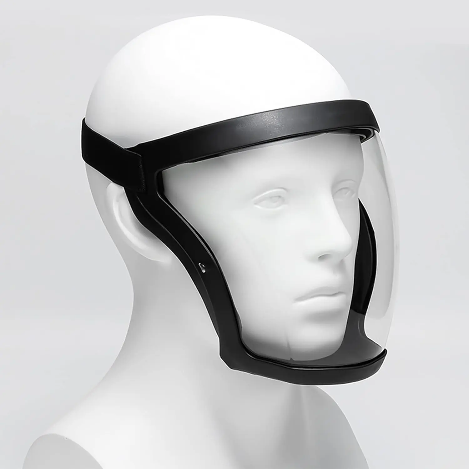 Full Face Protection Reusable Respirator with Anti-Fog Protective Lenses - Windproof, Dustproof Tactical Mask for Outdoor Cycling, Motorcycle Riding, Breathable Work Safety Gear, With Protector