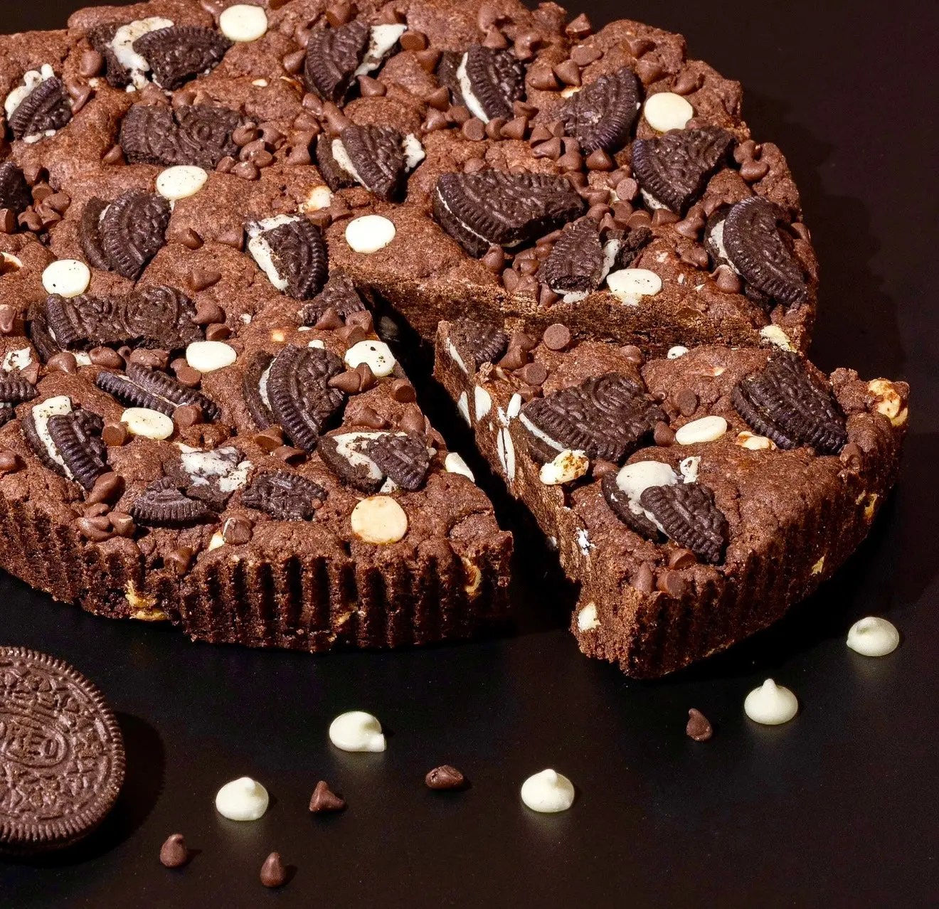 Blackout Oreo Cookie Cake, Cocoa-Infused Dessert Snack Cake