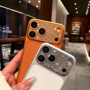 Integrated flash diamond camera lens protective film For iPhone 17 Pro Max Screen Protector Mobile Phone All inclusive metal lens protective film