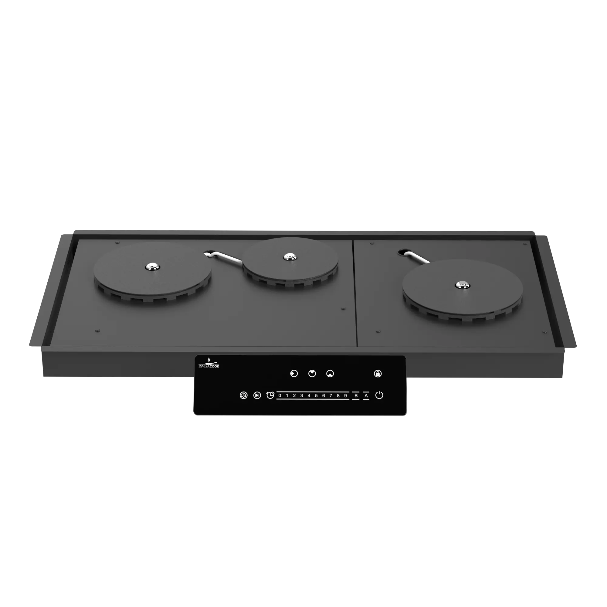 Invisacook 3 Burner Induction Cooktop – Invisible, Flush-Mount (220V)