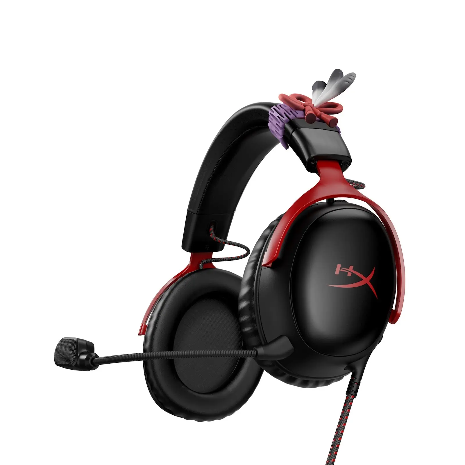 HyperX Cloud Series 3D x HOLOSTARS Banzoin Hakka Feather Accent Headset Add-On Accessory, Gaming Peripherals, Gaming Stuff, Headset Deco, Fits Multiple Models