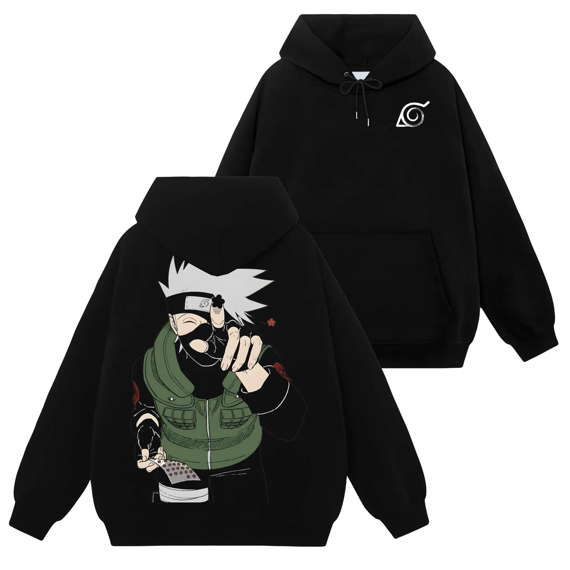 [Shinobi Shop] Limited Kakashi Hatake - Naruto Shippuden #94 Hoodie T-Shirt Sweatshirt, Retro Vintage Unisex Graphic 90s Cotton, Gift For Wibu, Anime Manga Y2K Streetwear