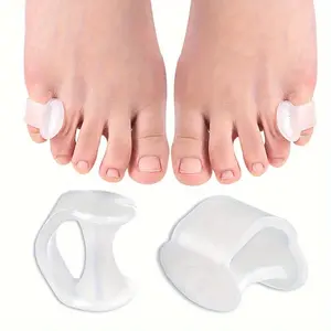 2pcs Toe Separators for Daily Use, Little Toe Cushion, Gel Soft Toe Spacer Pads for Women & Men