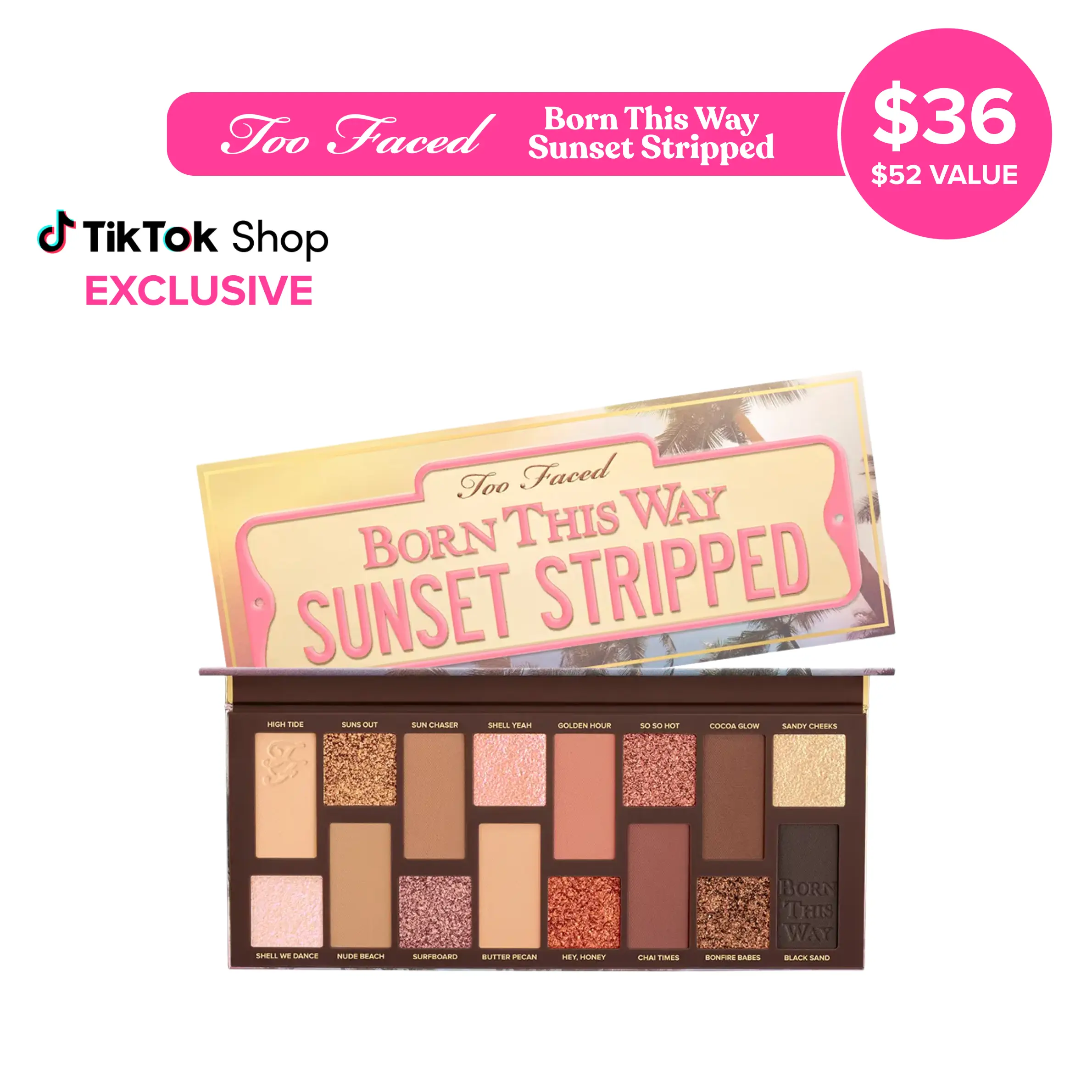 Too Faced Born This Way Sunset Stripped Eye Shadow Palette Too Faced Born This Way Sunset Stripped Eye Shadow Palette