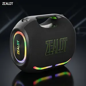 330W Maximum power ZEALOTs ZE21 Loud Bluetooth Speaker – Huge Bass, 48000mAh Battery, TWS Pairing, Party Anywhere Audio Compact Portable Rechargeable Connection Stereo