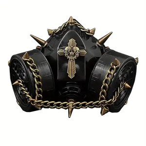 Steampunk Spike Punk Goth Gas Mask Men/Women Cosplay Costume Masquerade Mask