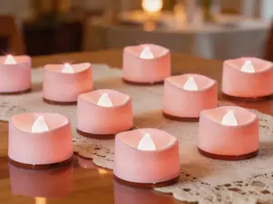 24-piece battery operated flameless candles with flickering effect. Offering over 200 hours of runtime, these LED tea lights are perfect for table centerpieces, weddings, holidays and daily decorative use.