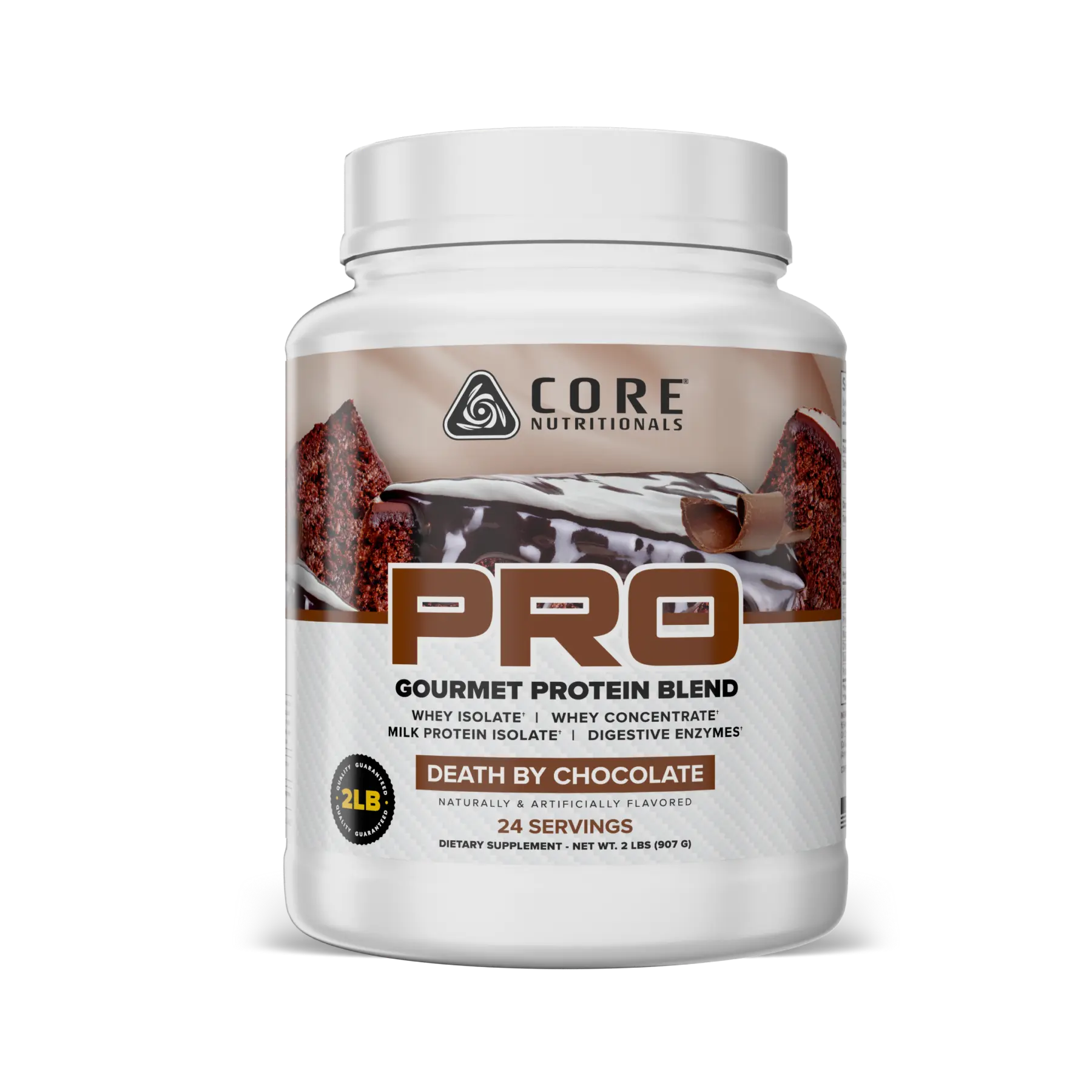 Protein Powder – CORE Nutritionals PRO Gourmet Protein Blend, 25g Protein Per Serving, Multi-Source Protein, Low Carb & Low Fat, 2lb