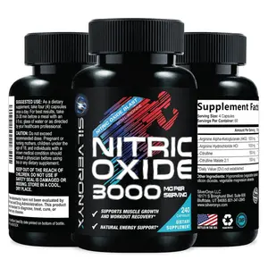 Extra Strength Nitric Oxide Booster - 3X Strength L-Arginine AKG & Citrulline Malate - Men & Women Premium Pre Workout Nitric Booster - Natural Energy & Muscle Support, Bottled in USA - 240 Capsules