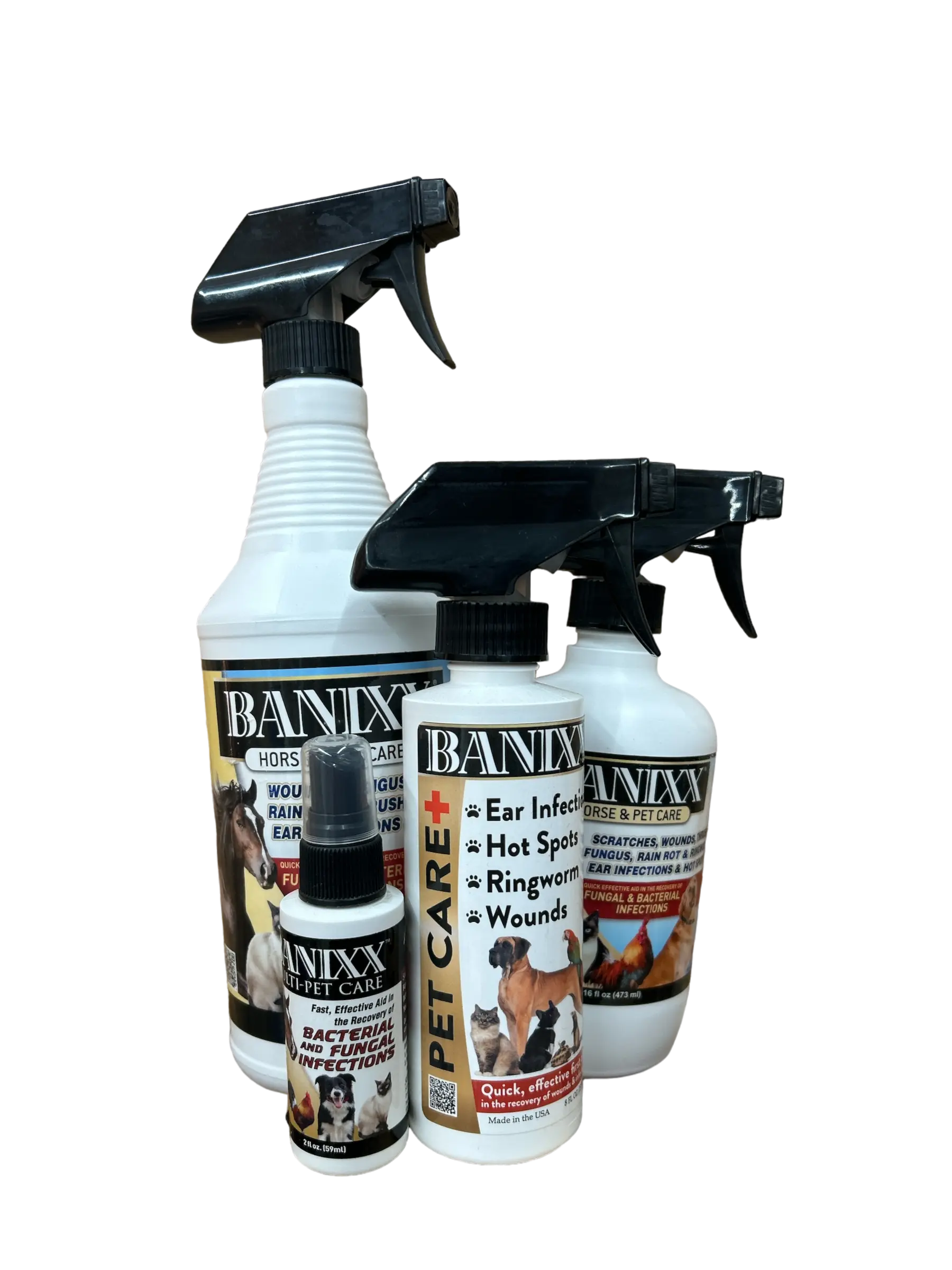 Banixx Pet Care Remedy Multi-Pet Care for Bacterial and Fungal Infections