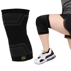 PowerKnit Knee Sleeve- Stabilizer Support Brace for Meniscus Tear, ACL, MCL, Arthritis, Joint Pain Relief, Running, Sports, Hiking- Men & Women- Fits Right/Left - L/XL